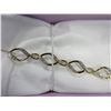 Image 2 : 7 1/2" 10 Karat Gold & Diamond Bracelet