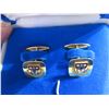 Image 2 : Vintage Cufflinks - University of Calgary - 10 Karat Gold