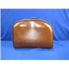 Image 1 : Vintage Leatherette Bag - 17" x 10" x 12" High - Zipper Works
