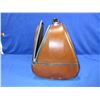 Image 2 : Vintage Leatherette Bag - 17" x 10" x 12" High - Zipper Works