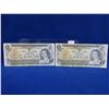 Image 1 : 1973 Canadian $1 Paper Note - Set of Two