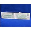 Image 4 : 1973 Canadian $1 Paper Note - Set of Two