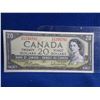 Image 1 : 1954 Canadian $20 Paper Note Without Devil's Face