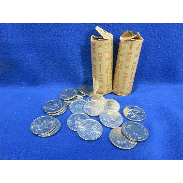 Canadian Quarters - Assorted Commemorative Issues