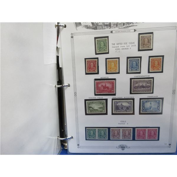 Canada Parliament Stamp Album - 1857 to 1979