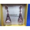 Image 2 : Pendant & Earrings - .925 Silver - Genuine Gemstone