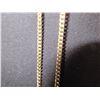 Image 2 : 10 Karat Gold Flat Chain Necklace - 28"