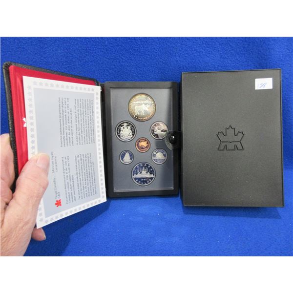 1985 Canadian Double Dollar 7 Proof Set with .500 Silver Dollar