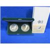 Image 1 : 1985 Two $20 Coin Proof Set - .925 Silver