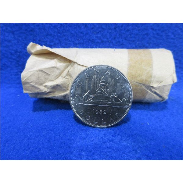 1982 Canadian $1 Coins - Roll of 20