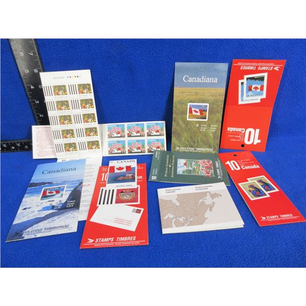 10 Packs of Assorted Canadian Stamps