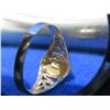 Image 3 : 10 Karat Gold Signet Ring - Size 10 3/4 - 3.1 Grams