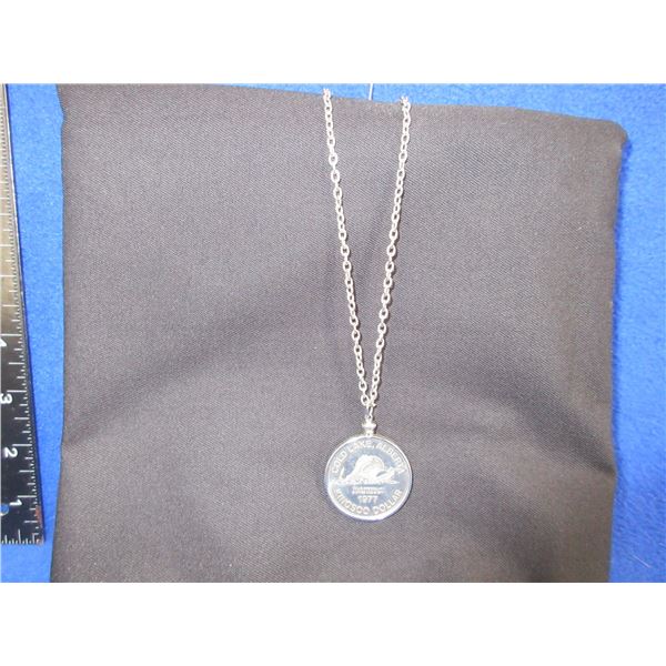 1977 Kinosoo Dollar Pendant - Commemorative Issue