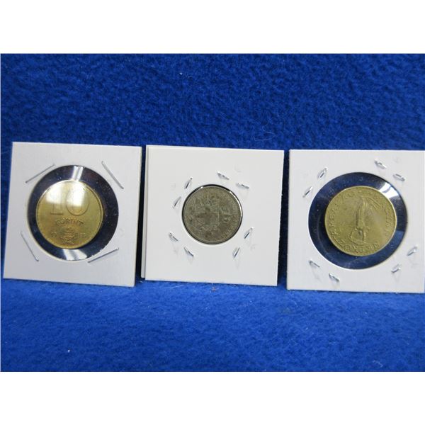 3 Coins - 2 Hungary and 1 Italy
