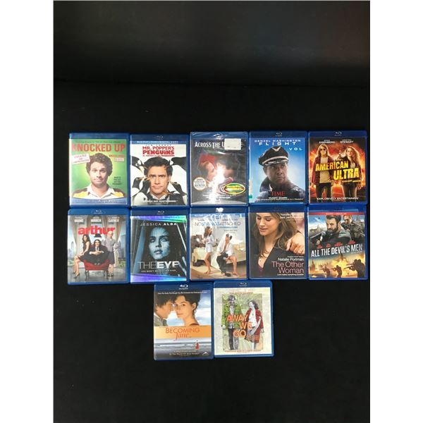 LOT OF 12 BLURAYS POPULAR TITLES