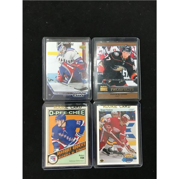 NHL ROOKIE CARD LOT