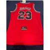 Image 1 : MICHAEL JORDAN SIGNED CHICAGO BULLS MITCHELL AND NESS JERSEY (IPA COA)