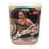 Image 1 : AMANDA NUNES SIGNED 2021 PANINI PRIZM UFC CARD (PRO CERT COA)