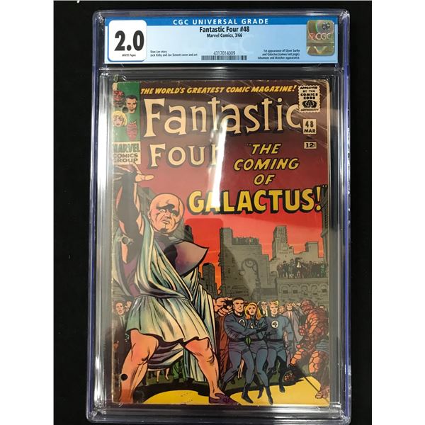 MARVEL COMICS NO.48 FANTASTIC FOUR CGC GRADED 2.0