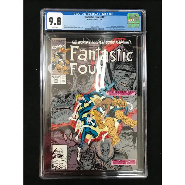 MARVEL COMICS NO.347 FANTASTIC FOUR CGC GRADED 9.8