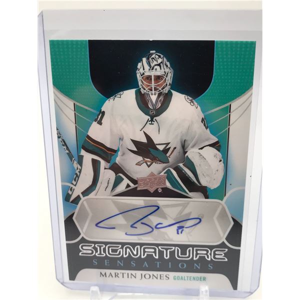 2020-21 UPPER DECK SIGNATURE SENSATIONS MARTIN JONES