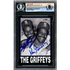 Image 1 : KEN GRIFFEY JR. AND SR. DUAL SIGNED TRADING CARD (BECKETT COA)