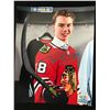 Image 1 : CONNOR BEDARD SIGNED CHICAGO BLACKHAWKS 8 X 10 (GCG HOLO)