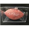 Image 1 : JOE MONTANA SIGNED OFFICIAL FOOTBALL IN DISPLAY CASE (RADKE COA)