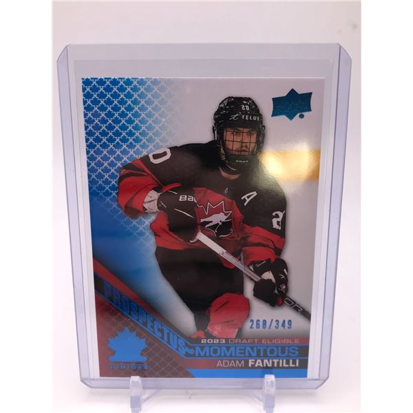 2022  UPPER DECK TEAM CANADA ADAM FANTILLI RC 268/349