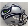 Image 1 : STEVE LARGENT SIGNED SEATTLE SEAHAWKS FULL SIZE HELMET (BECKETT COA)