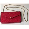 Image 1 : AUTHENTIC LOUIS VUITTON SCARLET FELICIE POCHETTE