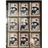 Image 1 : LOT OF 9 EVGENY ARTYUKHIN ROOKIE CARDS