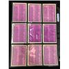 Image 2 : LOT OF 9 VINTAGE NHL STAR CHECKLISTS
