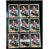 Image 1 : LOT OF 9 VINTAGE BRAIN PROPP ROOKIE CARDS