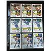 Image 1 : LOT OF 9 VINTAGE NHL ROOKIE STAR CARDS