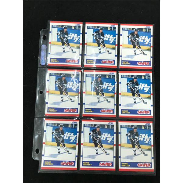 LOT OF 9 VINTAGE WAYNE GRETZKY NHL CARDS