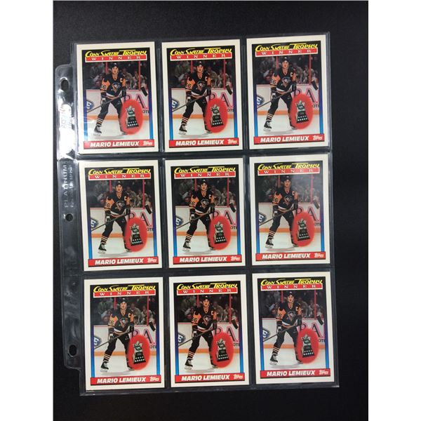 LOT OF 9 MARIO LEMIEUX CARDS