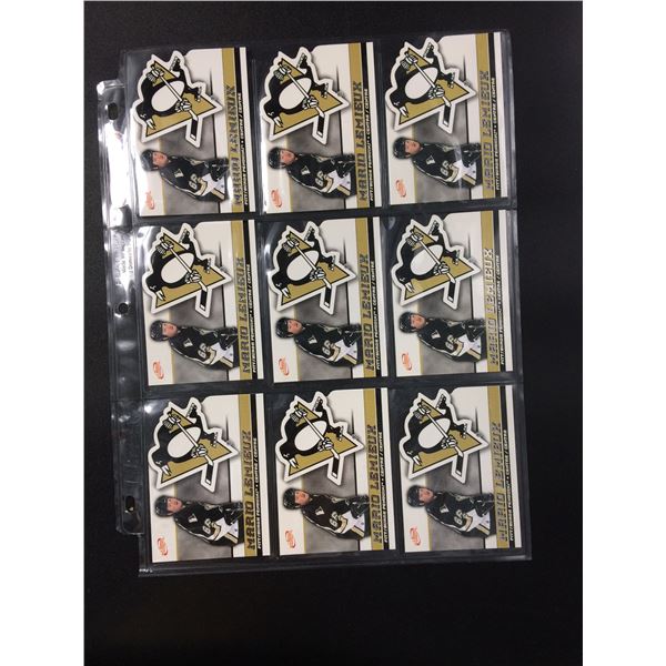 LOT OF 9 MARIO LEMIEUX CARDS