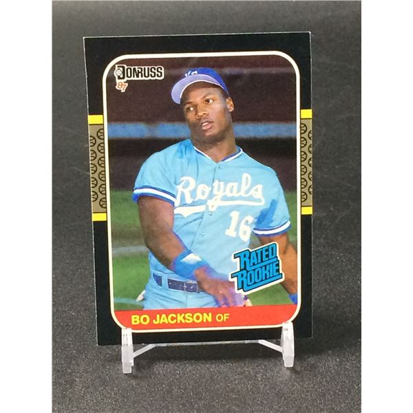 1986 LEAF DONRUSS NO35 BO JACKSON ROOKIE RATED