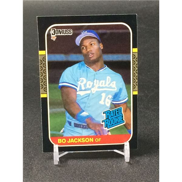 1986 LEAF DONRUSS NO35 BO JACKSON ROOKIE RATED