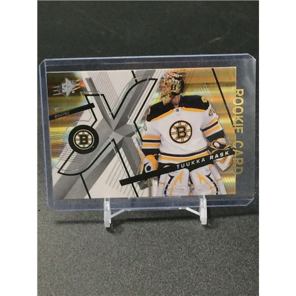 2009 UPPER DECK SPX NO.86 RUUKKA RASK ROOKIE CARD