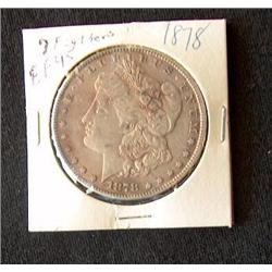 I878 MORGAN SILVER DOLLAR