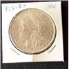 Image 1 : 1884 MORGAN SILVER DOLLAR