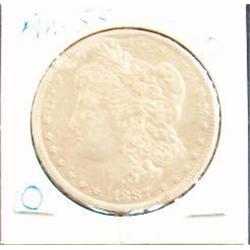 1887 MORGAN SILVER DOLLAR
