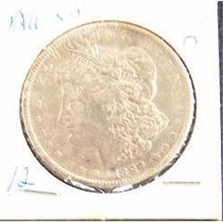 1889 MORGAN SILVER DOLLAR