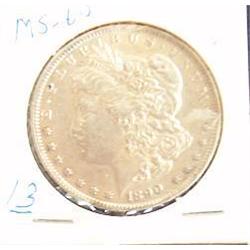 1890 MORGAN SILVER DOLLAR