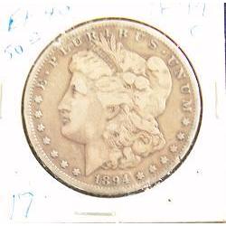 1894 O MORGAN SILVER DOLLAR