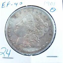 1901 O MORGAN SILVER DOLLAR