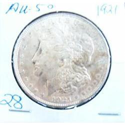 1921 MORGAN SILVER DOLLAR