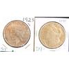 Image 1 : 1890 MORGAN AND 1923 S PEACE DOLLARS